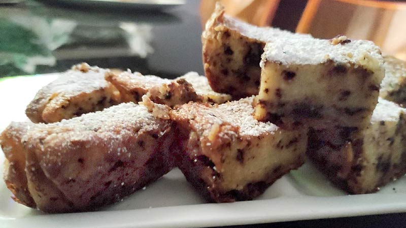 Ricotta con cioccolato al forno