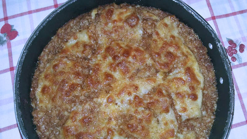 Riso con ragù al forno