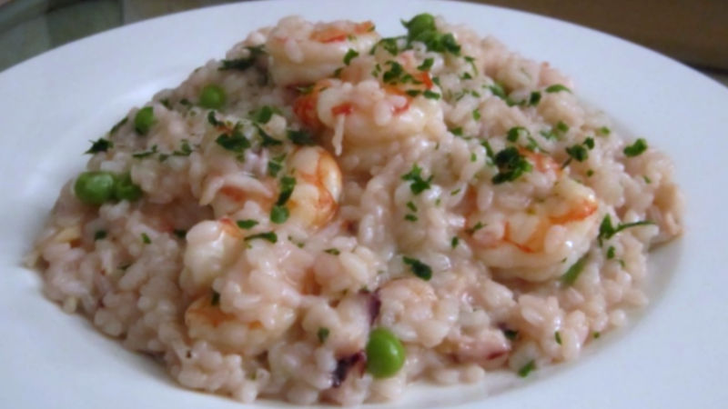 risotto ai frutti di mare bimby