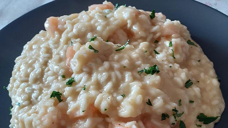 risotto ai gamberetti bimby