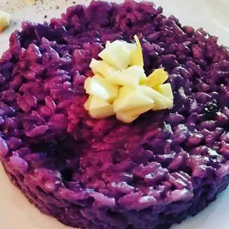 Risotto ai mirtilli