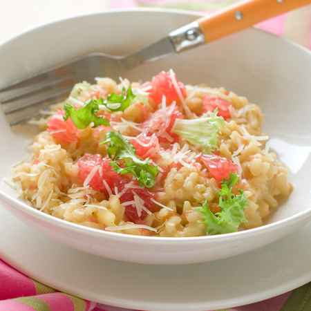 Risotto al pompelmo rosa