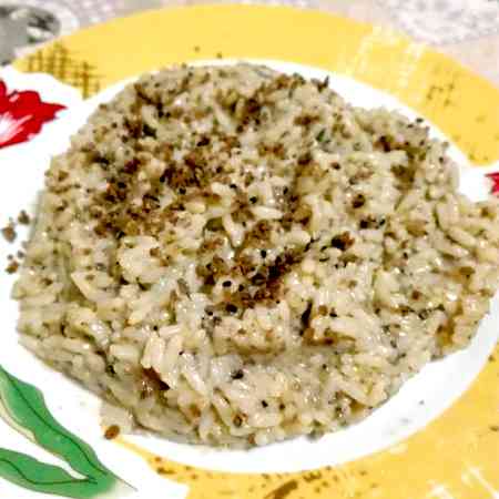 Risotto al tartufo nero