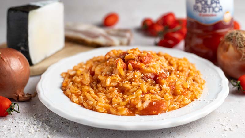 Risotto all'amatriciana