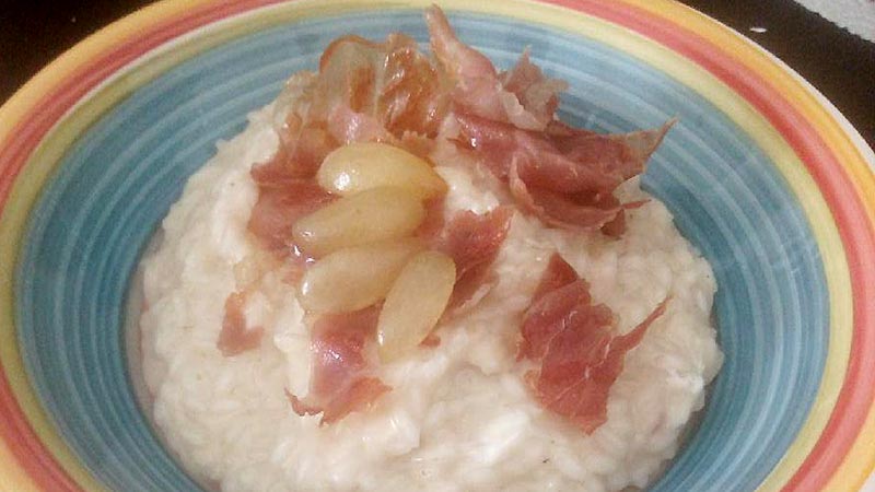 Risotto all'uva