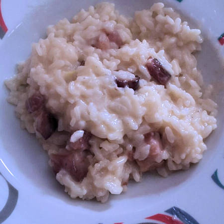 Risotto alla carbonara