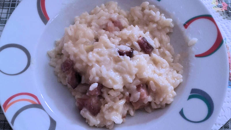 Risotto alla carbonara