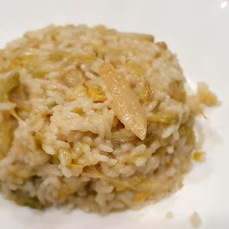 Risotto alla verza senza aglio