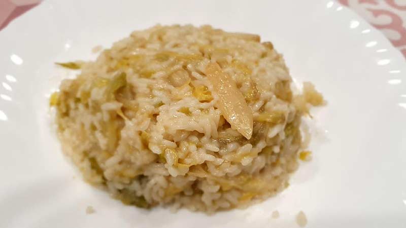 Risotto alla verza senza aglio