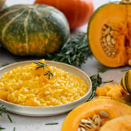 Risotto alla zucca leggero