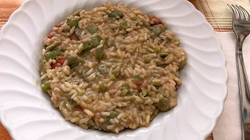 Risotto alle fave