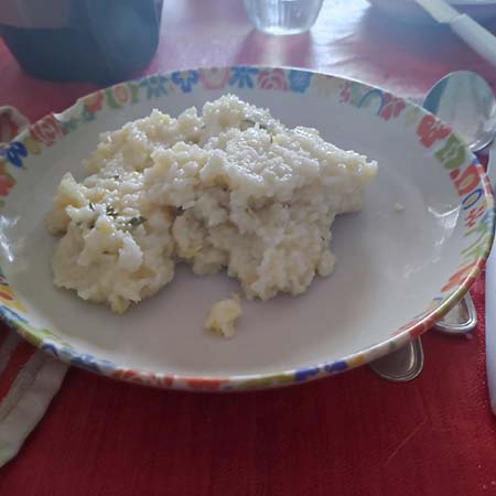 Risotto alle mele