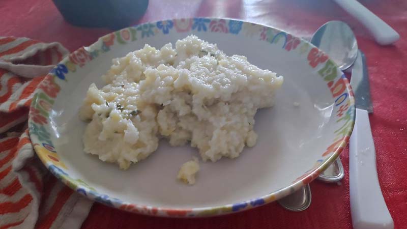 Risotto alle mele