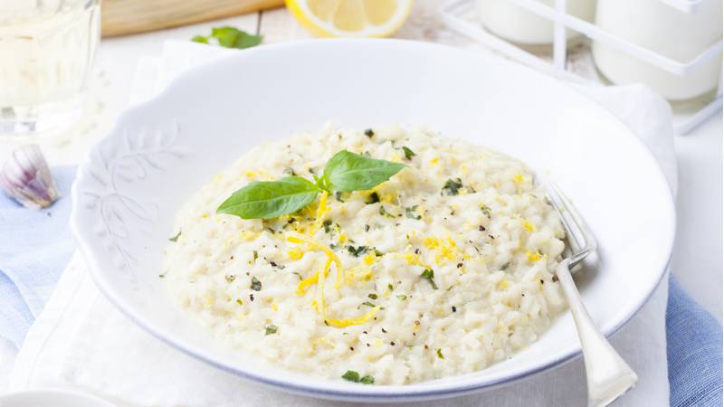 Risotto allo spumante