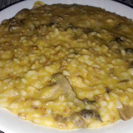 Risotto allo zenzero e zucca