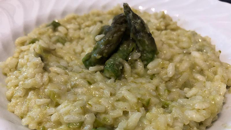 Risotto asparagi e limone