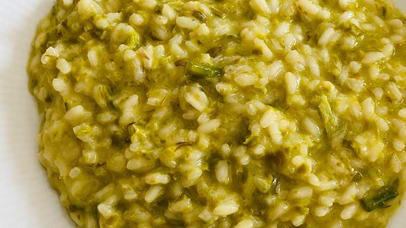 Risotto asparagi e taleggio