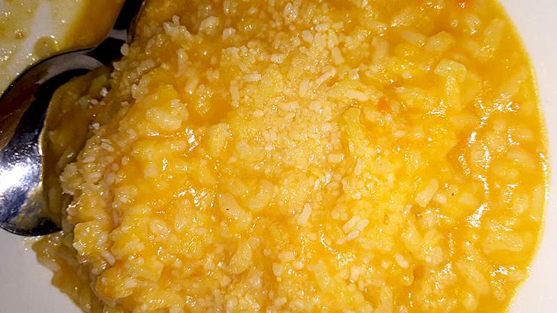 Risotto con carote