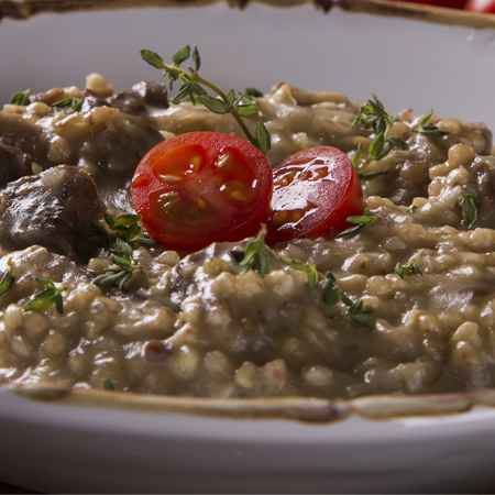 Risotto con cinghiale