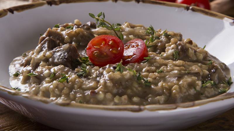 Risotto con cinghiale