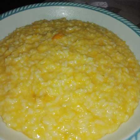 Risotto con zucca (per 1 persona)