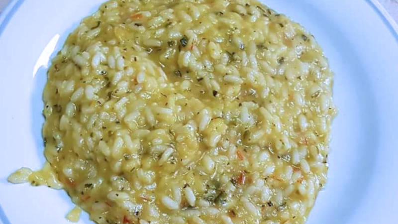 Risotto con zucchine