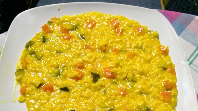 Risotto con zucchine e carote