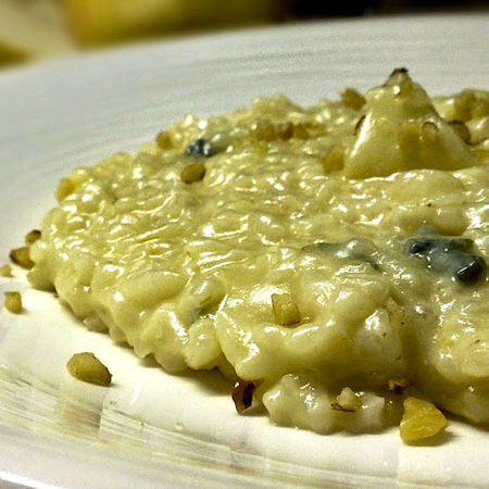 Risotto gorgonzola e pere