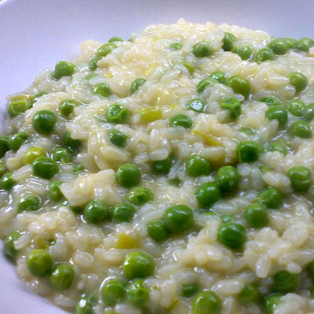 Risotto ai piselli