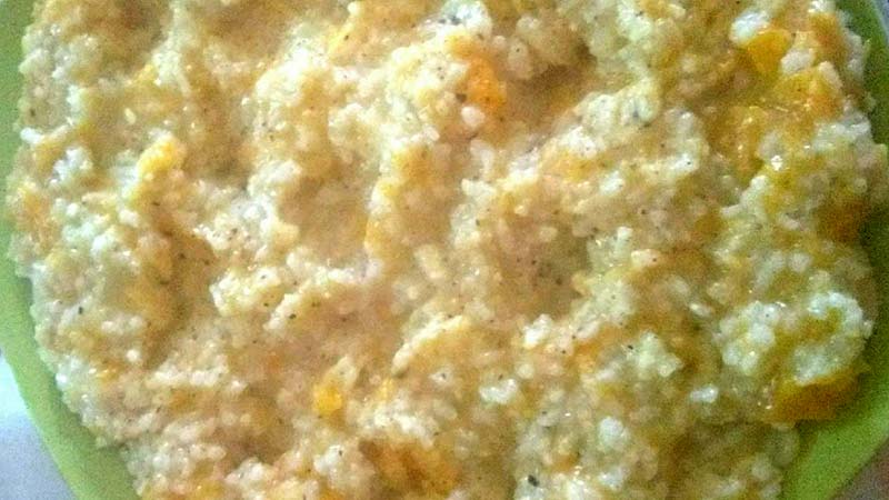 Risotto profumato con zucca e broccoli