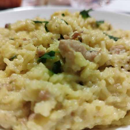 Risotto salsiccia e ricotta