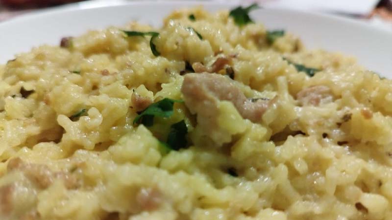 Risotto salsiccia e ricotta