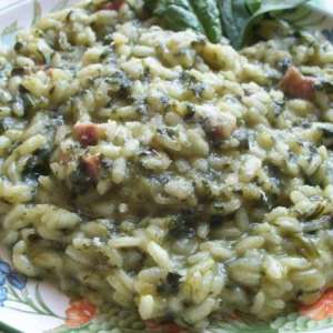 Risotto salsiccia e spinaci