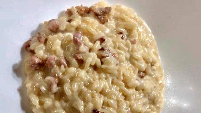 Risotto salsiccia e stracchino