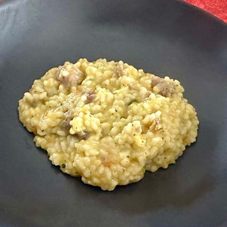 Risotto salsiccia e verdure