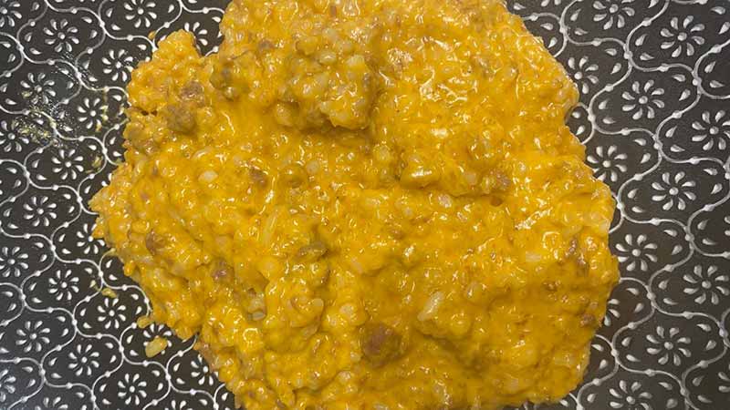 Risotto salsiccia luganega e Philadelphia