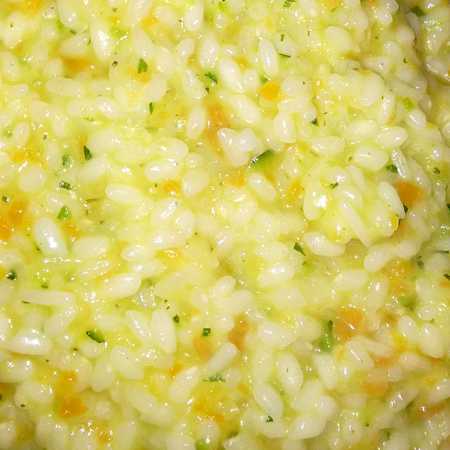 Risotto scalogno carote e zucchine