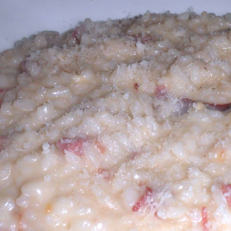 Risotto speck e robiola