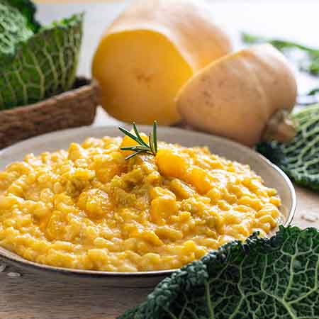 Risotto verza e zucca