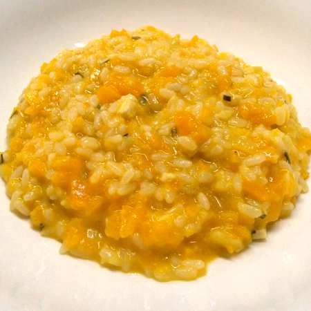 Risotto zucca e brie