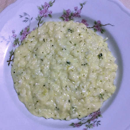 Risotto zucchine e Philadelphia