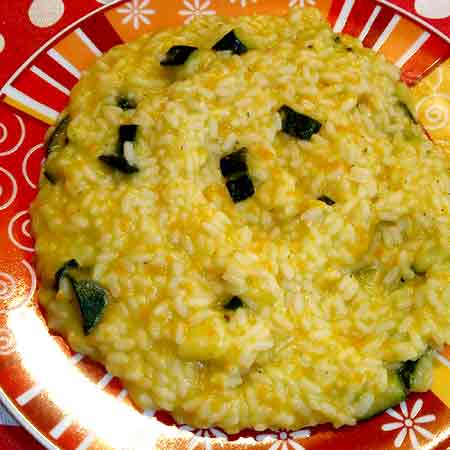 Risotto zucchine, patate e carote