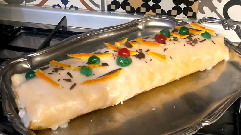 Rotolo cassata siciliana