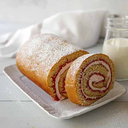 Rotolo di ricotta dolce