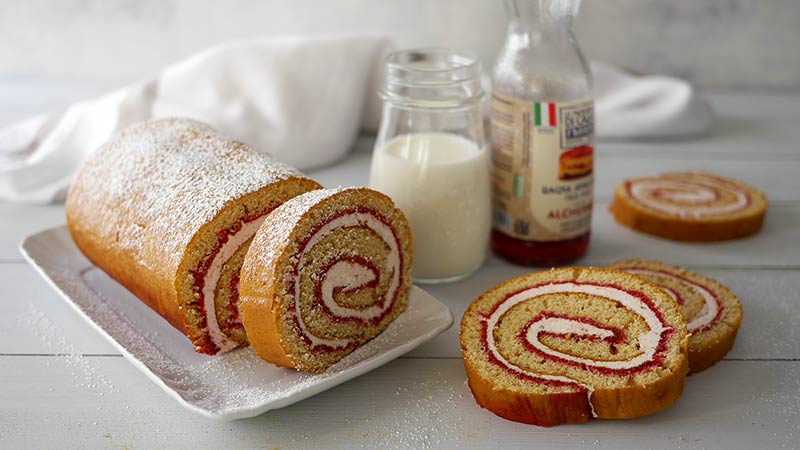 Rotolo di ricotta dolce