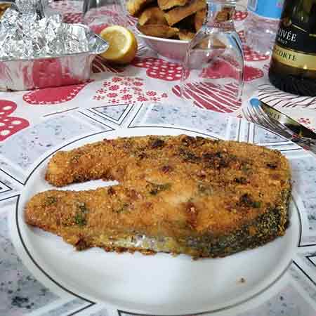 Salmone gratinato