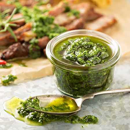 Salsa chimichurri argentina