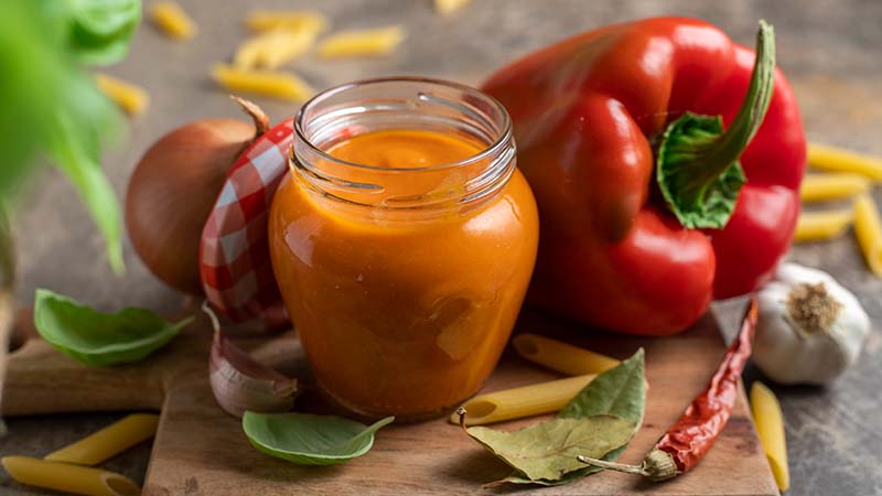 Salsa di peperoni piccante