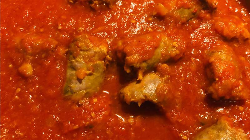 Salsiccia al sugo