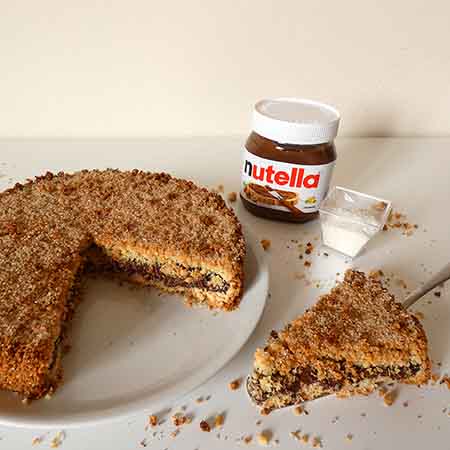 Sbriciolata cocco e Nutella